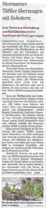 Stormarner Tüftler überzeugen mit Robotern