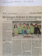 Sie bringen Roboter in Bewegung